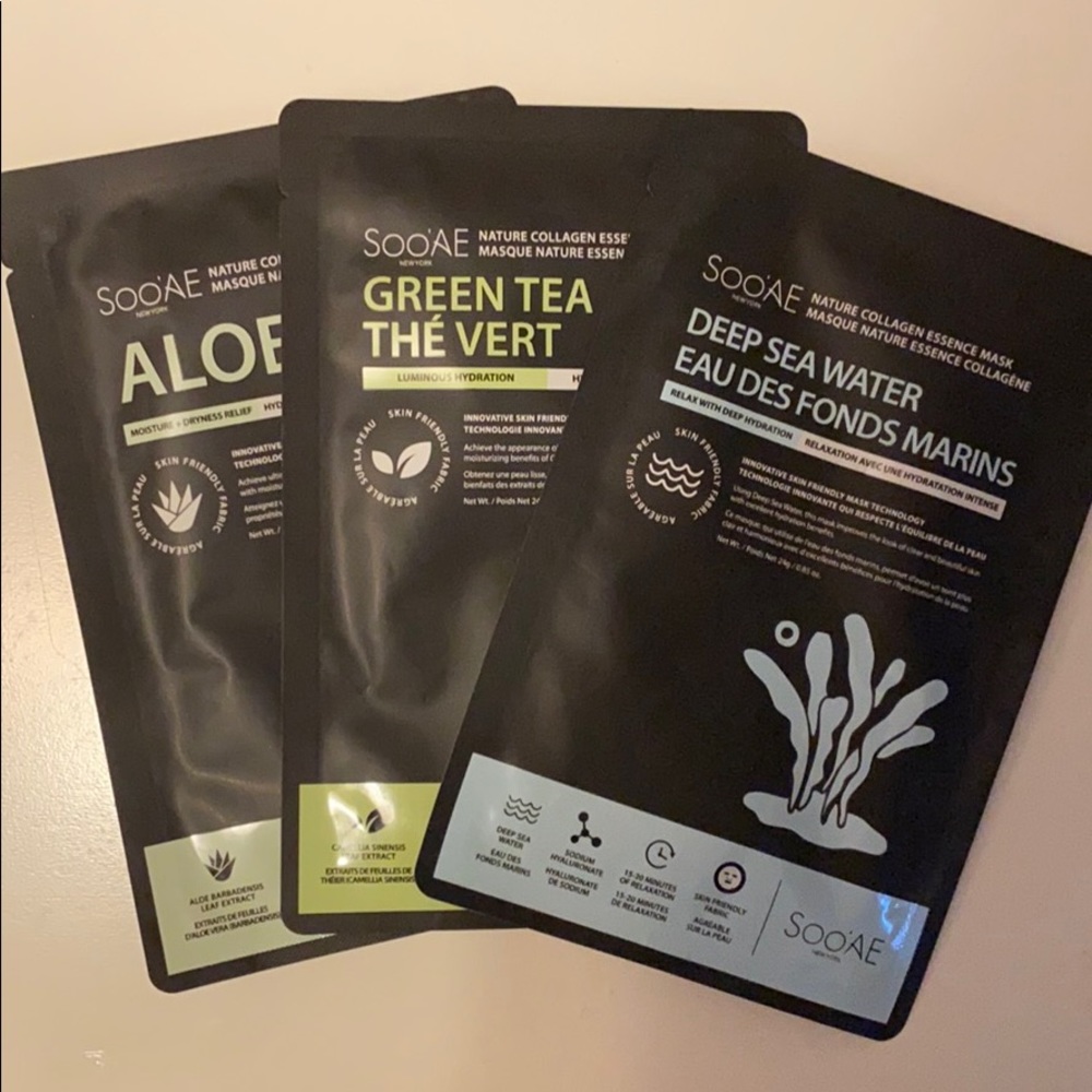 Soo’AE Nature Collagen Essence Masks